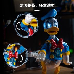 Pleyerid M38-LS092 Xếp hình lắp ráp ghép mô hình Phiên bản cơ khí điện tử lắp ráp Disney Donald Duck 400%Plus
