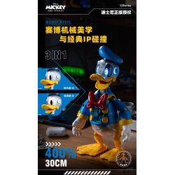 Pleyerid M38-LS092 Xếp hình lắp ráp ghép mô hình Phiên bản cơ khí điện tử lắp ráp Disney Donald Duck 400%Plus