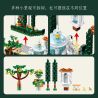 JIESTAR 57032 Fountain Square Xếp hình lắp ráp ghép mô hình Quảng trường đài phun nước sân trong