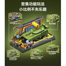 SEMBO 203261 Xếp hình lắp ráp ghép mô hình Một quốc gia hùng mạnh: thế hệ xe tăng chiến đấu chủ lực mới