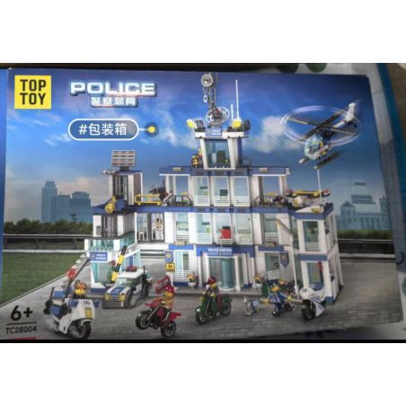 ZHEGAO 912010 TOP TOY TC28004 Xếp hình lắp ráp ghép mô hình trụ sở cảnh sát