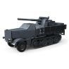 ThirdParty 300025 SD.KFZ.9 Famo Flak 37 Xếp hình lắp ráp ghép mô hình Tàu sân bay pháo 88mm của Đức 1:35