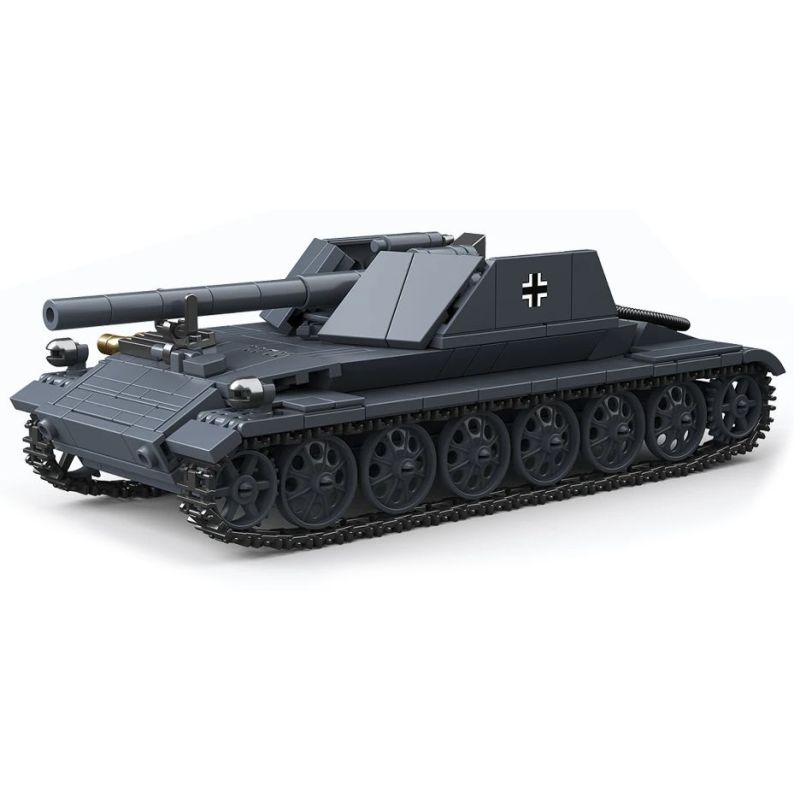 ThirdParty 300026 RHM. B WT Xếp hình lắp ráp ghép mô hình Tàu sân bay chở vũ khí Rheinmetall của Đức 1:35