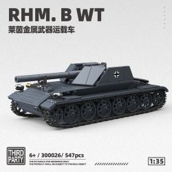 ThirdParty 300026 RHM. B WT Xếp hình lắp ráp ghép mô hình Tàu sân bay chở vũ khí Rheinmetall của Đức 1:35