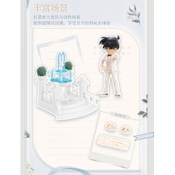 BLOKEES 73508 Xếp hình lắp ráp ghép mô hình Thám tử lừng danh Conan: Phiên bản thần kỳ Kỷ niệm 30 năm Edogawa Conan Váy trắng