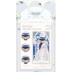 BLOKEES 73509 Xếp hình lắp ráp ghép mô hình Thám tử lừng danh Conan: Phiên bản thần kỳ Kỷ niệm 30 năm Phantom Thief Kid White Dress