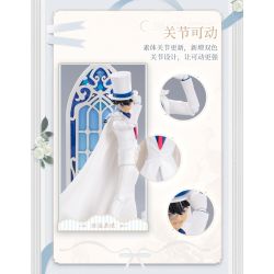 BLOKEES 73509 Xếp hình lắp ráp ghép mô hình Thám tử lừng danh Conan: Phiên bản thần kỳ Kỷ niệm 30 năm Phantom Thief Kid White Dress