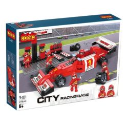 COGO 3401 AUSINI 26401 BLX 26401 RACING CHAMPIONSHIP Xếp hình lắp ráp ghép mô hình giải vô địch đua xe