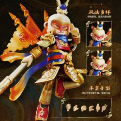 BLOKEES 85056 Xếp hình lắp ráp ghép mô hình Infinite Heroes: Dharma Image Tôn Ngộ Không 2.0 Lingxia True Body Phiên bản kỷ niệm 4 năm