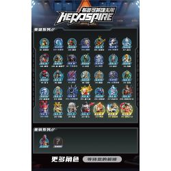 BLOKEES 85053 Xếp hình lắp ráp ghép mô hình Anh hùng không giới hạn: Huang Zhong Sheng Kai