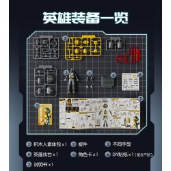 BLOKEES 85053 Xếp hình lắp ráp ghép mô hình Anh hùng không giới hạn: Huang Zhong Sheng Kai