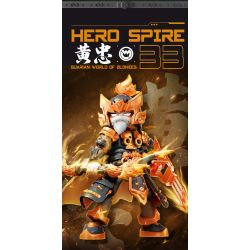 BLOKEES 85053 Xếp hình lắp ráp ghép mô hình Anh hùng không giới hạn: Huang Zhong Sheng Kai