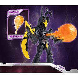 BLOKEES 74871 Xếp hình lắp ráp ghép mô hình Ultraman Magic Edition: Ultra Partners Phần 4: Khủng long không gian Super Chiton (Toàn bộ cơ thể)