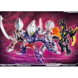 BLOKEES 74871 Xếp hình lắp ráp ghép mô hình Ultraman Magic Edition: Ultra Partners Phần 4: Khủng long không gian Super Chiton (Toàn bộ cơ thể)