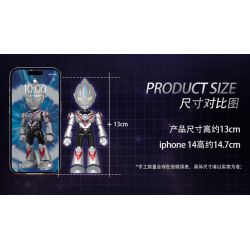 BLOKEES 74870 Xếp hình lắp ráp ghép mô hình Ultraman Magic Edition: Ultra Partners Phần 4 Ultraman Akei Galaxy Armor