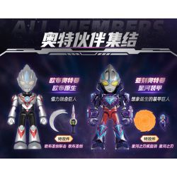 BLOKEES 74869 Xếp hình lắp ráp ghép mô hình Ultraman Magic Edition: Ultra Partners Phần 4 Ultraman Orb Orb Native