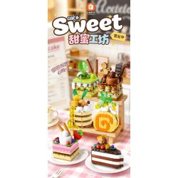 Forange FC8172 Xếp hình lắp ráp ghép mô hình Xưởng ngọt ngào 6 loại