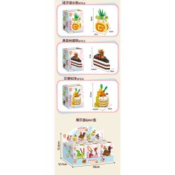 Forange FC8172 Xếp hình lắp ráp ghép mô hình Xưởng ngọt ngào 6 loại