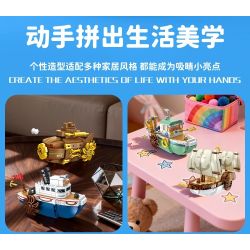 Forange FC8622 Xếp hình lắp ráp ghép mô hình Đội du hành Qudong 6 người mẫu