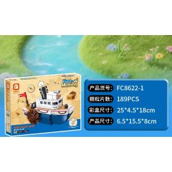 Forange FC8622 Xếp hình lắp ráp ghép mô hình Đội du hành Qudong 6 người mẫu