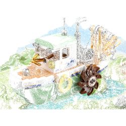 Forange FC8622 Xếp hình lắp ráp ghép mô hình Đội du hành Qudong 6 người mẫu