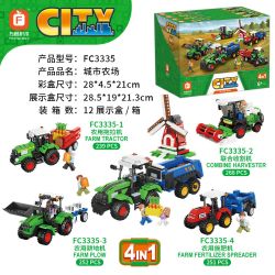 Forange FC3335 Xếp hình lắp ráp ghép mô hình xe nông trại