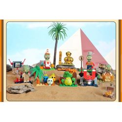 GUDI 60036 Xếp hình lắp ráp ghép mô hình Plants vs. Zombies: Minifigure Blind Box Tập 7
