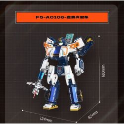 F5 F5-A0105 Xếp hình lắp ráp ghép mô hình Quả bom thứ hai của máy biến hình bầu trời đầy sao: trạm vũ trụ, trung tâm không gian sâu, cơ chế biến hình trực tiếp