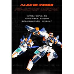 F5 F5-A0106 Xếp hình lắp ráp ghép mô hình Quả bom thứ hai của cỗ máy biến hình bầu trời đầy sao: Máy thám hiểm sao Hỏa, Burning Rock Explorer, mecha biến hình trực tiếp