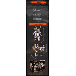 F5 F5-A0106 Xếp hình lắp ráp ghép mô hình Quả bom thứ hai của cỗ máy biến hình bầu trời đầy sao: Máy thám hiểm sao Hỏa, Burning Rock Explorer, mecha biến hình trực tiếp