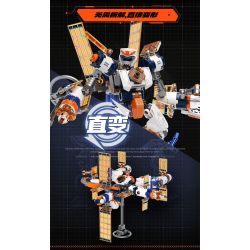 F5 F5-A0106 Xếp hình lắp ráp ghép mô hình Quả bom thứ hai của cỗ máy biến hình bầu trời đầy sao: Máy thám hiểm sao Hỏa, Burning Rock Explorer, mecha biến hình trực tiếp