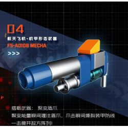 F5 F5-A0106 Xếp hình lắp ráp ghép mô hình Quả bom thứ hai của cỗ máy biến hình bầu trời đầy sao: Máy thám hiểm sao Hỏa, Burning Rock Explorer, mecha biến hình trực tiếp