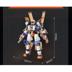 F5 F5-A0107 Xếp hình lắp ráp ghép mô hình Quả bom thứ hai của cỗ máy biến hình bầu trời đầy sao: bệ phóng tên lửa, cỗ máy hợp nhất bầu trời, cơ khí biến hình trực tiếp