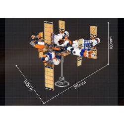 F5 F5-A0107 Xếp hình lắp ráp ghép mô hình Quả bom thứ hai của cỗ máy biến hình bầu trời đầy sao: bệ phóng tên lửa, cỗ máy hợp nhất bầu trời, cơ khí biến hình trực tiếp