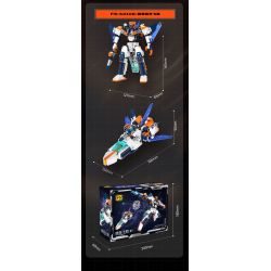 F5 F5-A0107 Xếp hình lắp ráp ghép mô hình Quả bom thứ hai của cỗ máy biến hình bầu trời đầy sao: bệ phóng tên lửa, cỗ máy hợp nhất bầu trời, cơ khí biến hình trực tiếp