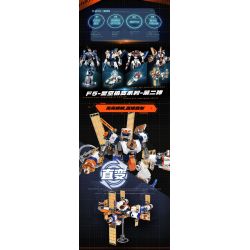 F5 F5-A0107 Xếp hình lắp ráp ghép mô hình Quả bom thứ hai của cỗ máy biến hình bầu trời đầy sao: bệ phóng tên lửa, cỗ máy hợp nhất bầu trời, cơ khí biến hình trực tiếp