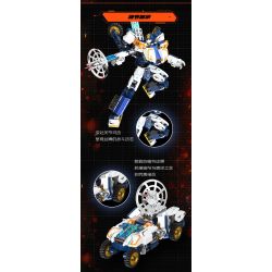 F5 F5-A0108 Xếp hình lắp ráp ghép mô hình Quả bom thứ hai của cỗ máy biến hình bầu trời đầy sao: tàu con thoi, tàu tuần dương không gian, cơ khí biến hình trực tiếp