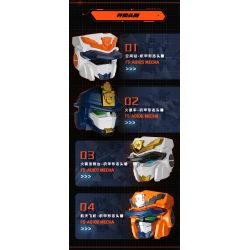 F5 F5-A0108 Xếp hình lắp ráp ghép mô hình Quả bom thứ hai của cỗ máy biến hình bầu trời đầy sao: tàu con thoi, tàu tuần dương không gian, cơ khí biến hình trực tiếp