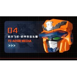 F5 F5-A0108 Xếp hình lắp ráp ghép mô hình Quả bom thứ hai của cỗ máy biến hình bầu trời đầy sao: tàu con thoi, tàu tuần dương không gian, cơ khí biến hình trực tiếp