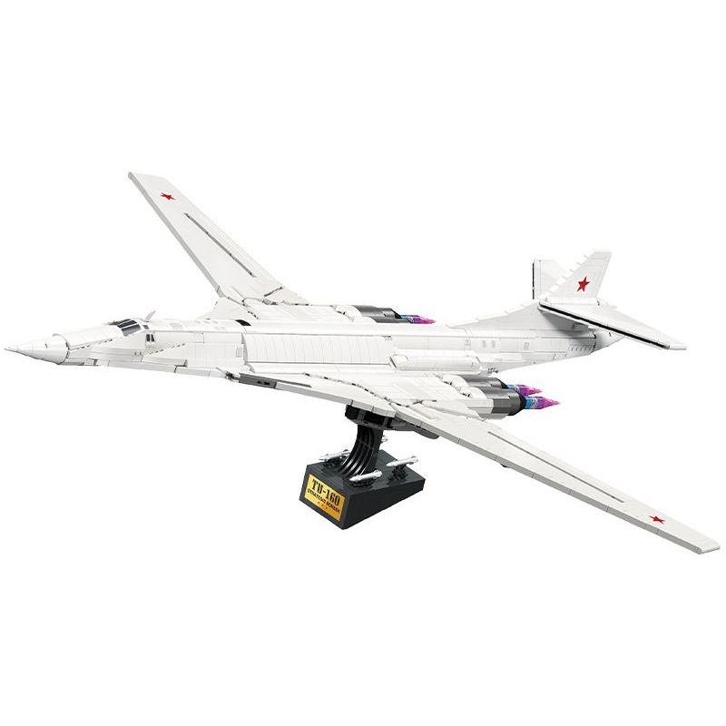 JIESTAR JJ9226 Xếp hình lắp ráp ghép mô hình Máy bay ném bom Tu-160