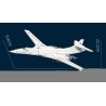 JIESTAR JJ9226 Xếp hình lắp ráp ghép mô hình Máy bay ném bom Tu-160