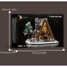 Xbert 66151 A-Frame Snow Cabin Xếp hình lắp ráp ghép mô hình lều tuyết khung chữ A