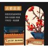 JIESTAR JJ9257 Plum Blossom Potted Plant Xếp hình lắp ráp ghép mô hình Chậu hoa mận kiêu hãnh