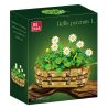 JIESTAR JJ9188 Xếp hình lắp ráp ghép mô hình Chậu hoa cúc nhỏ
