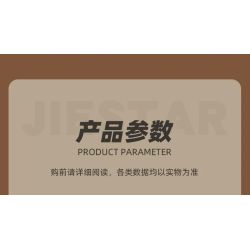 JIESTAR JJ9188 Xếp hình lắp ráp ghép mô hình Chậu hoa cúc nhỏ