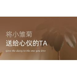 JIESTAR JJ9188 Xếp hình lắp ráp ghép mô hình Chậu hoa cúc nhỏ