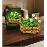 JIESTAR JJ9188 Xếp hình lắp ráp ghép mô hình Chậu hoa cúc nhỏ