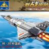 Kazi KY84030 84030 non  MÁY BAY CHIẾN ĐẤU J-20 bộ đồ chơi xếp lắp ráp ghép mô hình Field Army FIELD ARMY J-20 FIGHTER PLANE Chiến Trường 324 khối