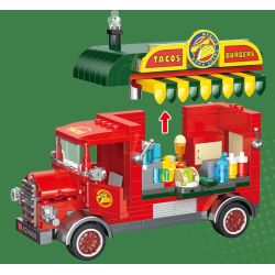 JIESTAR JJ9248 Mexican Taco Xếp hình lắp ráp ghép mô hình Taco Mexico