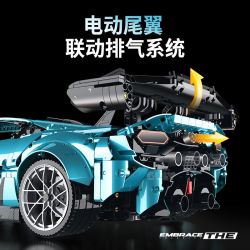 GULY 10660 Xếp hình lắp ráp ghép mô hình Rambo Maverick 1:8